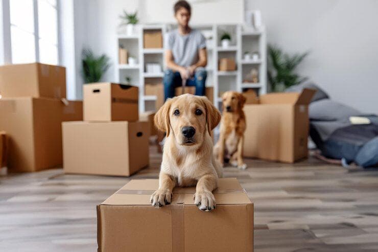Mudança de Casa com Pets